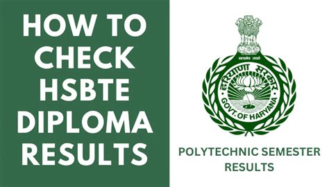 HSBTE 6th Semester Result 2023: HSBTE announces 6th .